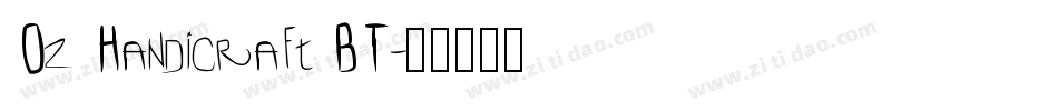 Oz Handicraft BT字体转换